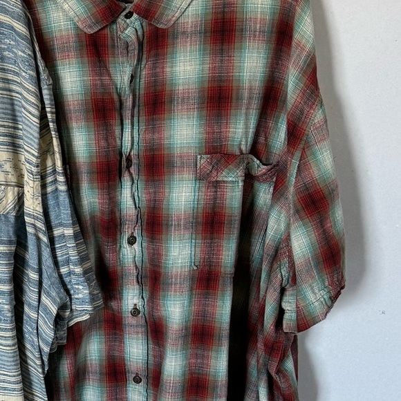 Foundry Button Down Short Sleeve Shirts 4XLT - Picture 6 of 7